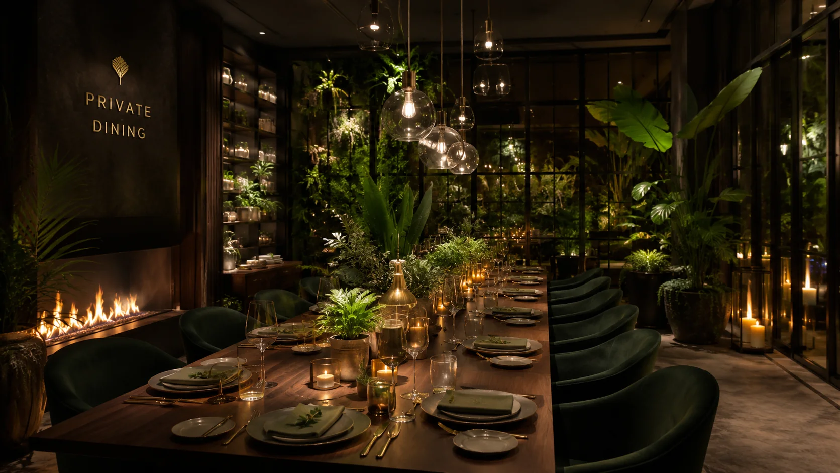 Sala private dining RADURA